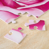 Draairoze roze waterverf roze roze roze roze legpuzzel (Zijkant)