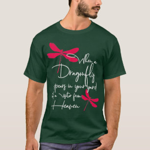 Draairy for women spiritual fait h dragonflits t-shirt