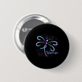 Draairy Semicolon Suicide Prevention Awareness O Ronde Button 5,7 Cm (Voorkant /achterkant)