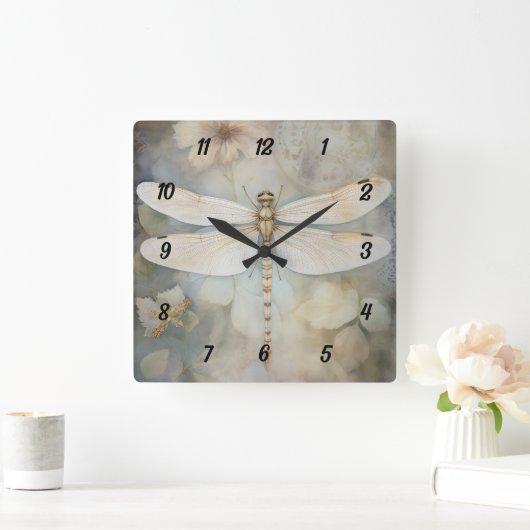 Draairy Vintage Vierkante Klok (Huis)