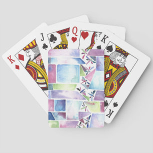Draairy Watercolor Pastel Pokerkaarten
