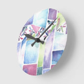 Draairy Watercolor Pastel Ronde Klok (Hoek)