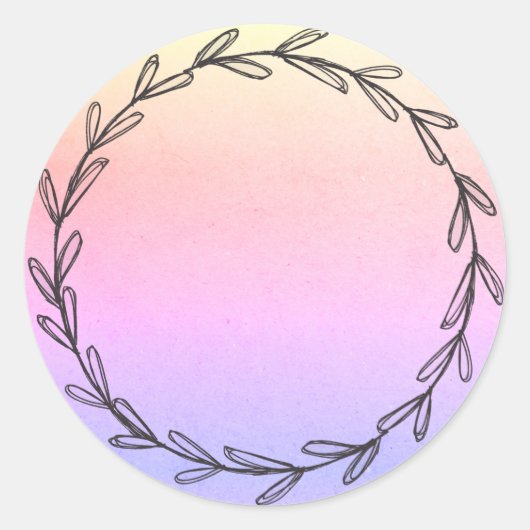 Draaisnijlheid, blanco hand, geschept ronde sticker (Voorkant)