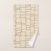 Draaistekset voor geometrisch patroonbad bad handdoek (Handdoek)