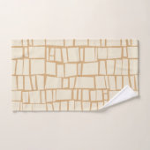 Draaistekset voor geometrisch patroonbad bad handdoek (Handdoek)