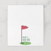 Draaistel Man Plaatskaartje (Buitenkant ongevouwen)