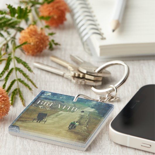 Draaistellen en fietsen sleutelhanger (Voorkant Rechts)