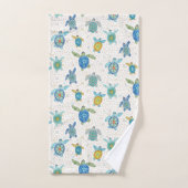 Draaistoestel met draaimozaïek bad handdoek (Handdoek)