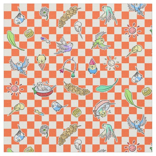 Draaistparrot Stof (Close Up)