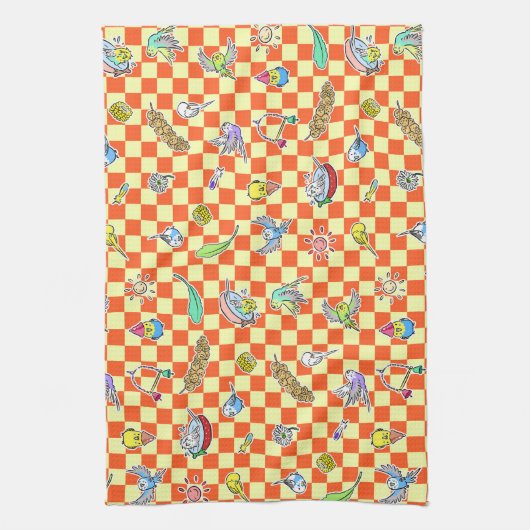 Draaistparrot Theedoek (Verticaal)