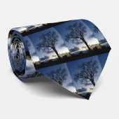 Draait bij de boom in het Stropdas van de winter (Opgerold)