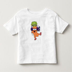 Draait bij Muziek met hoofdtelefoon Kinder Shirts