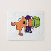 Draait bij Muziek met hoofdtelefoon Legpuzzel (Horizontaal)