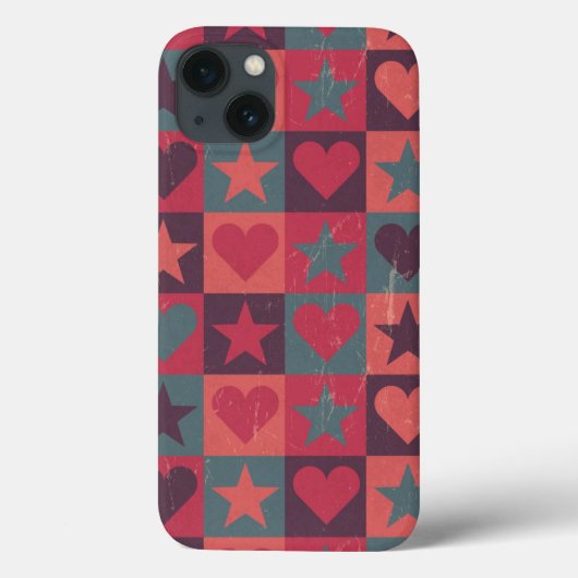 Draait en sterren roze Case-Mate iPhone case (Achterkant)