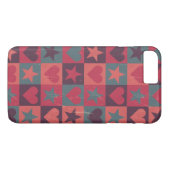 Draait en sterren roze Case-Mate iPhone case (Achterkant (Horizontaal))