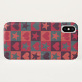 Draait en sterren roze Case-Mate iPhone case (Achterkant (horizontaal))