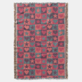 Draait en sterren roze deken (Voorkant Verticaal)