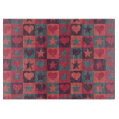 Draait en sterren roze snijplank (Voorkant)