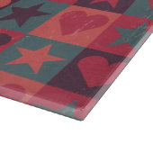 Draait en sterren roze snijplank (Hoek)