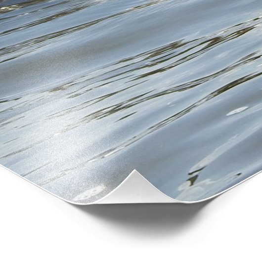 Draait op een Logon de Mississippi River Photo Foto Afdruk (Hoek)