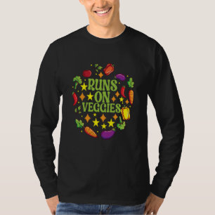 Draait Op Groenten Dierenrechten Veganistisch Vege T-shirt