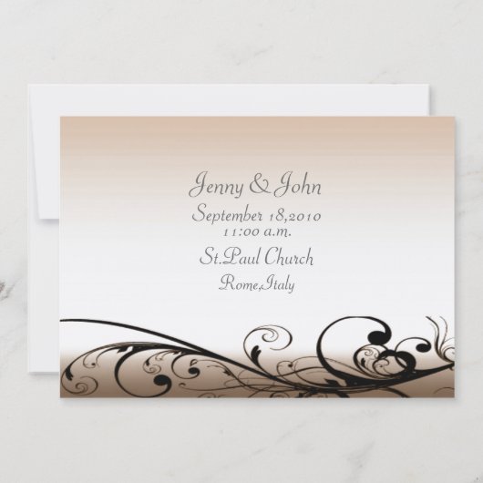 Draait sparen de Uitnodiging van de Datum (Achterkant)