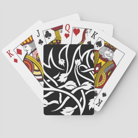 Draait Tattoo witte spelkaarten Speelkaarten (Achterkant)