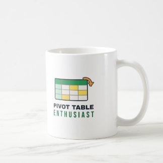 Draaitabel-fanaat Funny Accountant-grap Koffiemok