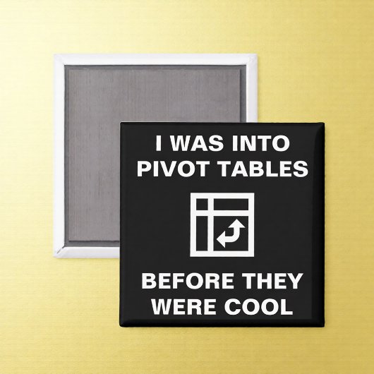 draaitabellen boekhoudkantoor Humor Magneet