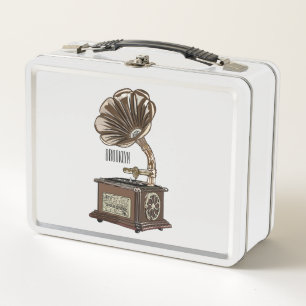 Draaitafel cartoon illustratie 