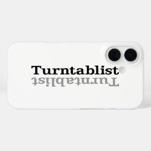 Draaitafelartiest ʇsılqɐʇuɹn⊥ iPhone 16 hoesje