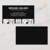 Draaitafels | DJ Visitekaartje (Voorkant / Achterkant)