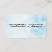 Draaitafels | Tech Achtergrond Visitekaartje (Achterkant)