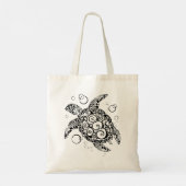 Draaitas, bespaar de schildpadden, Zee schildpad Tote Bag (Achterkant)