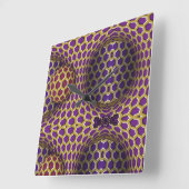 Draaitijd optische illusietriem draaien vierkante klok (Hoek)