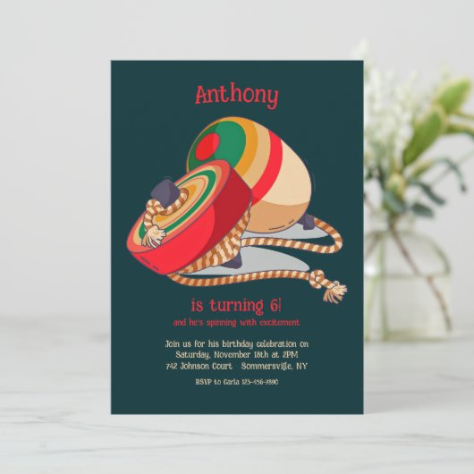 Draaitol kaart (Staand voorkant)