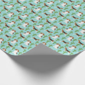 Draaiwerk voor beagles en cactus cadeaupapier (Hoek)