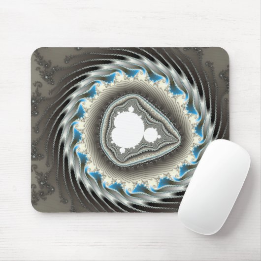Draaiwiel - Fractal Mousepad Muismat (Met muis)