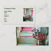 Draaiwiel nabij het raam visitekaartje (Voorkant / Achterkant)