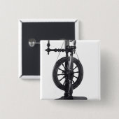 draaiwiel vierkante button 5,1 cm (Voorkant /achterkant)