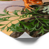 Draak 11x14 (4x6 en hoger) poster (Hoek)