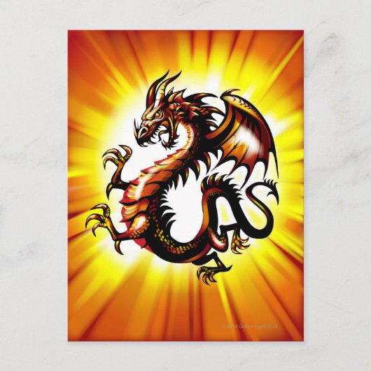 Draak 3 briefkaart (Voorkant)