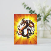 Draak 3 briefkaart (Staand voorkant)