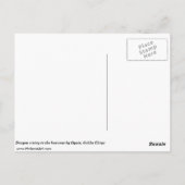 Draak aan de hemel van Ogata, Gekko Ukiyo Briefkaart (Achterkant)