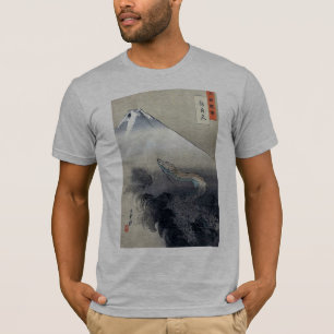 Draak aan de hemel van Ogata, Gekko Ukiyo T-shirt