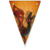 Draak afdrukbare banner (Eerste vlag)