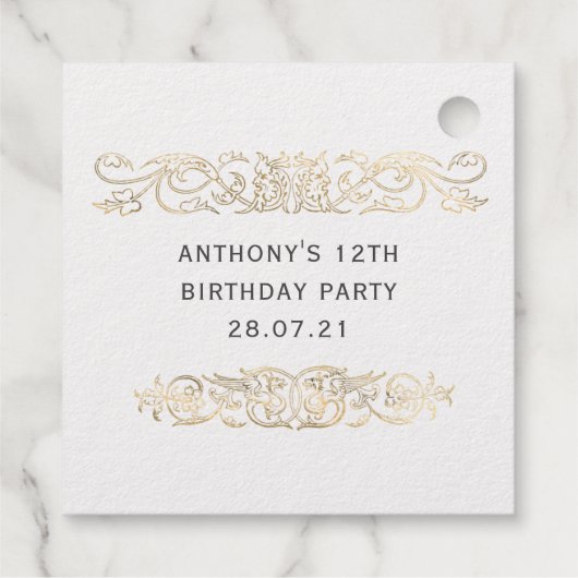  draak bedankjes labels (Achterkant)