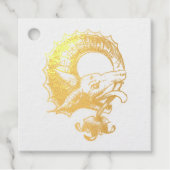 draak bedankjes labels (Voorkant)