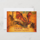Draak bedankkaart (Voorkant)