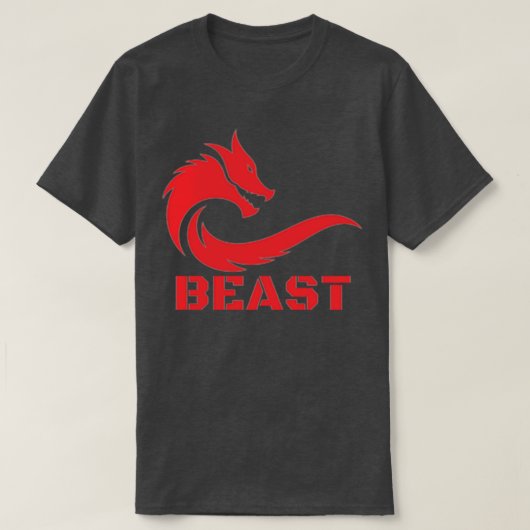 Draak beest t-shirt (Design voorkant)